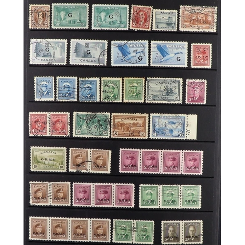 65 - COMMONWEALTH 1859-1965 USED COLLECTION on stock pages, includes Antigua 1863-67 6d wmk upright, 1876... 