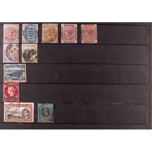 65 - COMMONWEALTH 1859-1965 USED COLLECTION on stock pages, includes Antigua 1863-67 6d wmk upright, 1876... 