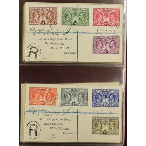 70 - BRITISH EMPIRE - BEAUTIFUL 'WILSON' COVERS. A collection of over 75 covers with printed & typed addr... 