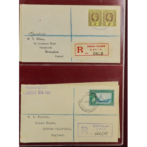 70 - BRITISH EMPIRE - BEAUTIFUL 'WILSON' COVERS. A collection of over 75 covers with printed & typed addr... 