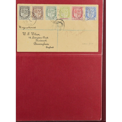 70 - BRITISH EMPIRE - BEAUTIFUL 'WILSON' COVERS. A collection of over 75 covers with printed & typed addr... 