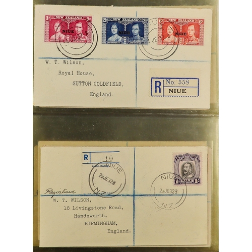 70 - BRITISH EMPIRE - BEAUTIFUL 'WILSON' COVERS. A collection of over 75 covers with printed & typed addr... 