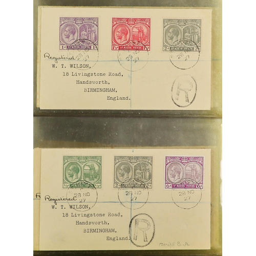 70 - BRITISH EMPIRE - BEAUTIFUL 'WILSON' COVERS. A collection of over 75 covers with printed & typed addr... 