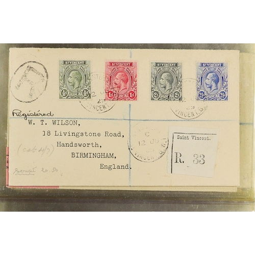 70 - BRITISH EMPIRE - BEAUTIFUL 'WILSON' COVERS. A collection of over 75 covers with printed & typed addr... 