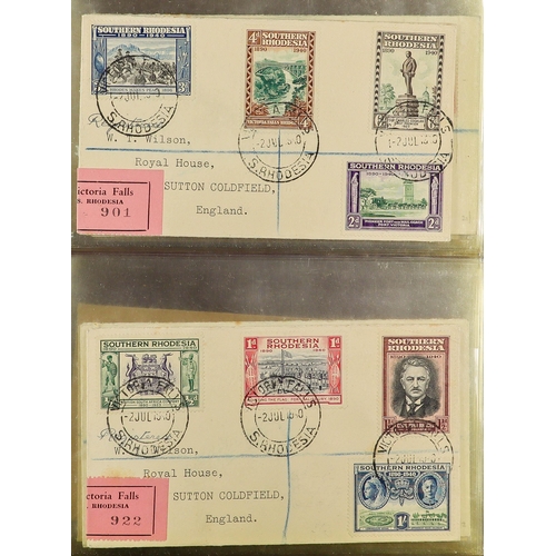 70 - BRITISH EMPIRE - BEAUTIFUL 'WILSON' COVERS. A collection of over 75 covers with printed & typed addr... 