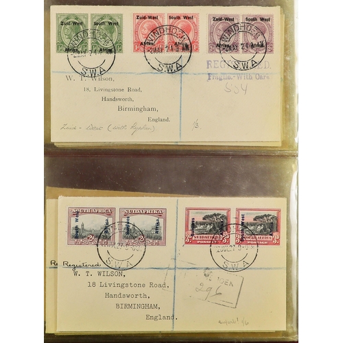 70 - BRITISH EMPIRE - BEAUTIFUL 'WILSON' COVERS. A collection of over 75 covers with printed & typed addr... 