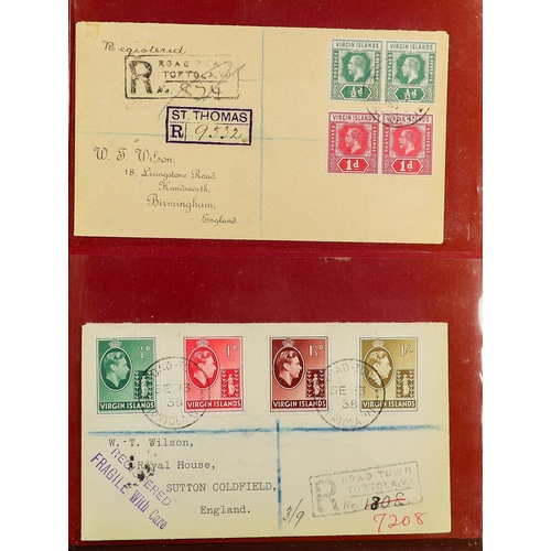 70 - BRITISH EMPIRE - BEAUTIFUL 'WILSON' COVERS. A collection of over 75 covers with printed & typed addr... 