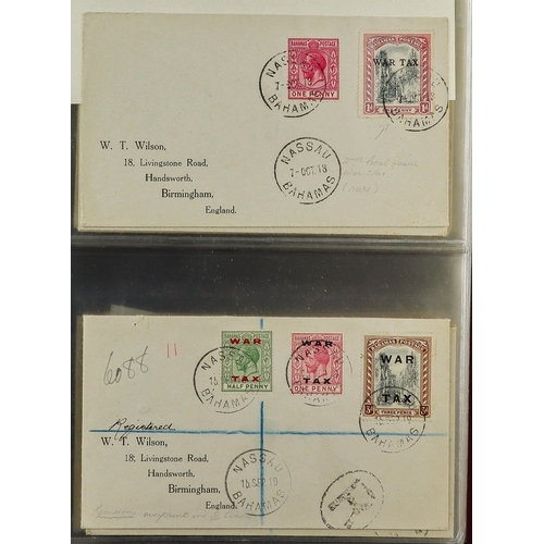 70 - BRITISH EMPIRE - BEAUTIFUL 'WILSON' COVERS. A collection of over 75 covers with printed & typed addr... 