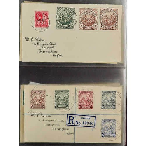 70 - BRITISH EMPIRE - BEAUTIFUL 'WILSON' COVERS. A collection of over 75 covers with printed & typed addr... 