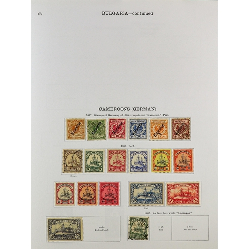 71 - WORLD COLLECTION IN THREE SG 'NEW IDEAL' (REPRINTED) ALBUMS FOR FOREIGN COUNTRIES 1844-1936 mint & u... 