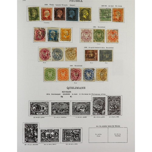 71 - WORLD COLLECTION IN THREE SG 'NEW IDEAL' (REPRINTED) ALBUMS FOR FOREIGN COUNTRIES 1844-1936 mint & u... 