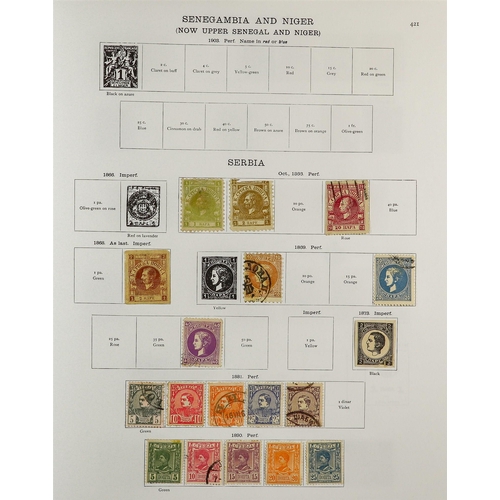 71 - WORLD COLLECTION IN THREE SG 'NEW IDEAL' (REPRINTED) ALBUMS FOR FOREIGN COUNTRIES 1844-1936 mint & u... 