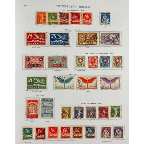 71 - WORLD COLLECTION IN THREE SG 'NEW IDEAL' (REPRINTED) ALBUMS FOR FOREIGN COUNTRIES 1844-1936 mint & u... 