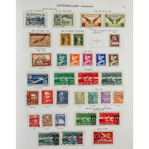 71 - WORLD COLLECTION IN THREE SG 'NEW IDEAL' (REPRINTED) ALBUMS FOR FOREIGN COUNTRIES 1844-1936 mint & u... 