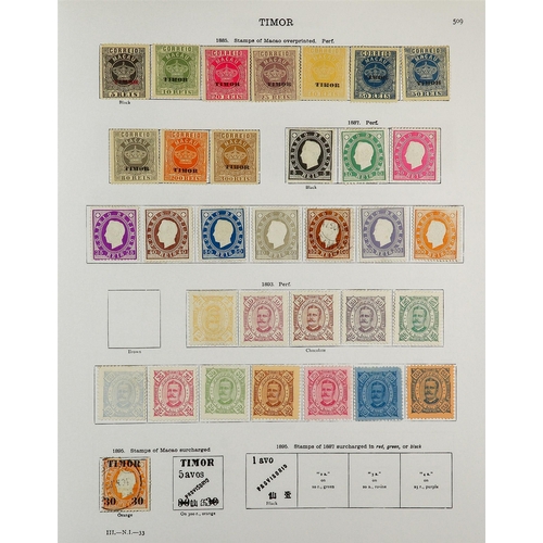 71 - WORLD COLLECTION IN THREE SG 'NEW IDEAL' (REPRINTED) ALBUMS FOR FOREIGN COUNTRIES 1844-1936 mint & u... 