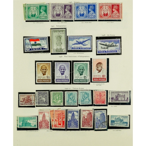 76 - COMMONWEALTH KGVI COLLECTION 1936-1952 mint & used stamps (often both examples) in well filled Stanl... 