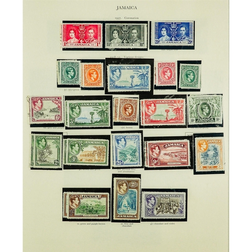 76 - COMMONWEALTH KGVI COLLECTION 1936-1952 mint & used stamps (often both examples) in well filled Stanl... 