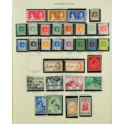 76 - COMMONWEALTH KGVI COLLECTION 1936-1952 mint & used stamps (often both examples) in well filled Stanl... 