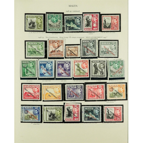 76 - COMMONWEALTH KGVI COLLECTION 1936-1952 mint & used stamps (often both examples) in well filled Stanl... 