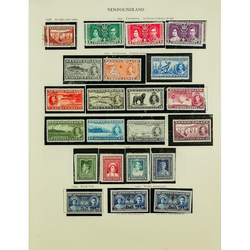 76 - COMMONWEALTH KGVI COLLECTION 1936-1952 mint & used stamps (often both examples) in well filled Stanl... 