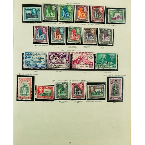 76 - COMMONWEALTH KGVI COLLECTION 1936-1952 mint & used stamps (often both examples) in well filled Stanl... 