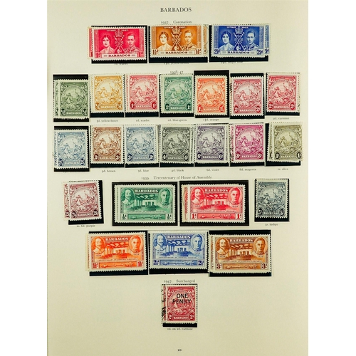 76 - COMMONWEALTH KGVI COLLECTION 1936-1952 mint & used stamps (often both examples) in well filled Stanl... 