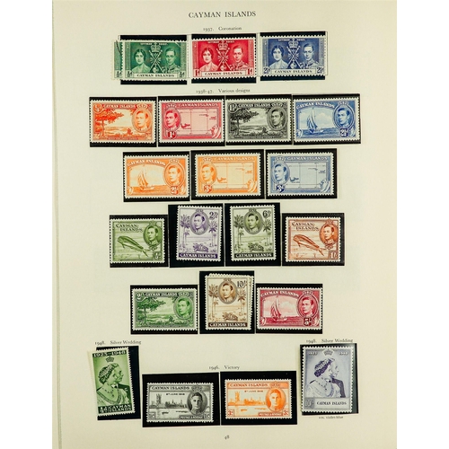 76 - COMMONWEALTH KGVI COLLECTION 1936-1952 mint & used stamps (often both examples) in well filled Stanl... 