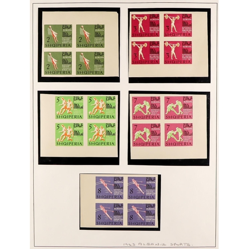 77 - EUROPA ISSUES IN 9 ALBUMS. A collection of 1949 - 2013 never hinged mint stamps and sheetlets in 9 D... 