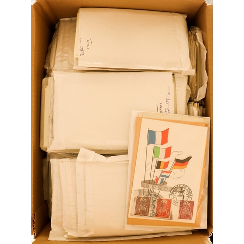 77 - EUROPA ISSUES IN 9 ALBUMS. A collection of 1949 - 2013 never hinged mint stamps and sheetlets in 9 D... 