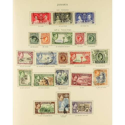 78 - KING GEORGE VI COLLECTION of mint & used stamps in almost completely- filled SG 'King George VI (Cro... 