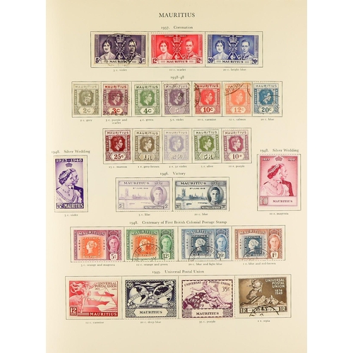 78 - KING GEORGE VI COLLECTION of mint & used stamps in almost completely- filled SG 'King George VI (Cro... 