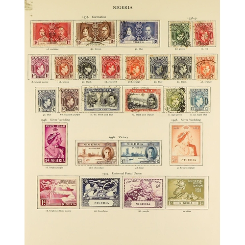 78 - KING GEORGE VI COLLECTION of mint & used stamps in almost completely- filled SG 'King George VI (Cro... 