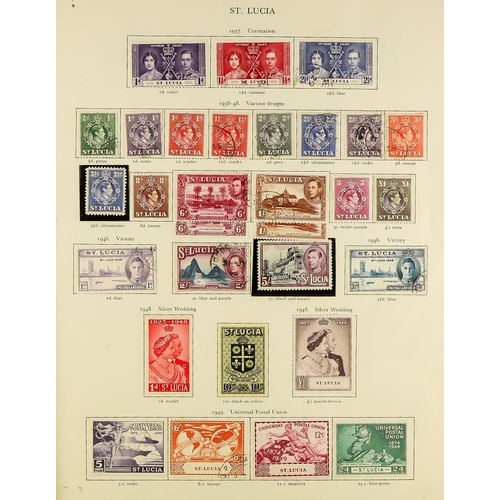 78 - KING GEORGE VI COLLECTION of mint & used stamps in almost completely- filled SG 'King George VI (Cro... 