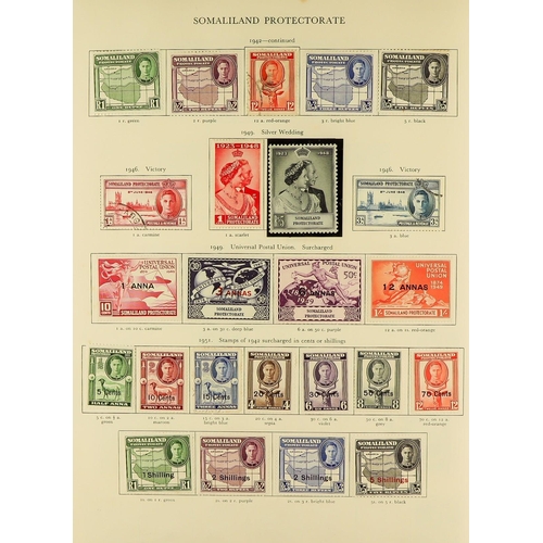 78 - KING GEORGE VI COLLECTION of mint & used stamps in almost completely- filled SG 'King George VI (Cro... 