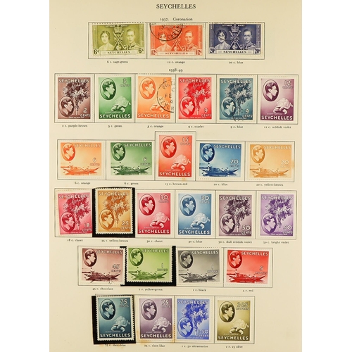 78 - KING GEORGE VI COLLECTION of mint & used stamps in almost completely- filled SG 'King George VI (Cro... 