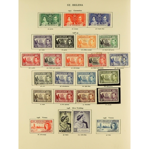 78 - KING GEORGE VI COLLECTION of mint & used stamps in almost completely- filled SG 'King George VI (Cro... 