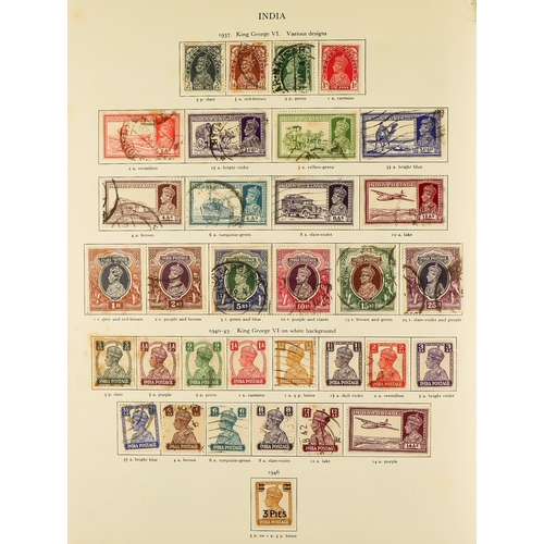 78 - KING GEORGE VI COLLECTION of mint & used stamps in almost completely- filled SG 'King George VI (Cro... 