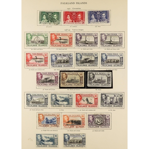 78 - KING GEORGE VI COLLECTION of mint & used stamps in almost completely- filled SG 'King George VI (Cro... 