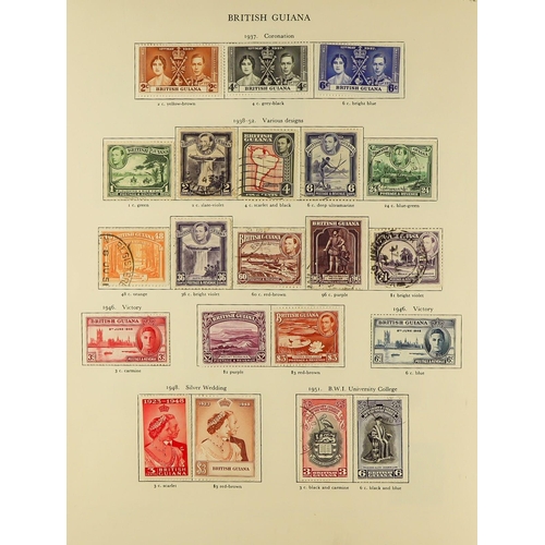 78 - KING GEORGE VI COLLECTION of mint & used stamps in almost completely- filled SG 'King George VI (Cro... 