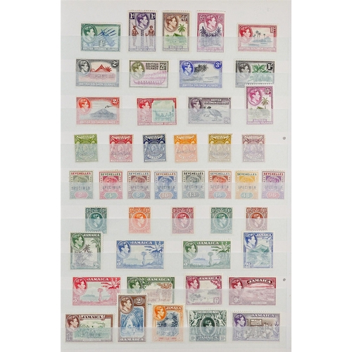 79 - COMMONWEALTH QV TO KGVI MINT COLLECTION in stockbook, mostly various definitive sets, all different,... 