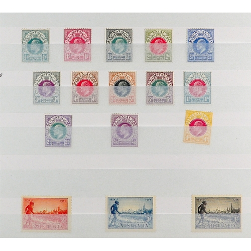 79 - COMMONWEALTH QV TO KGVI MINT COLLECTION in stockbook, mostly various definitive sets, all different,... 