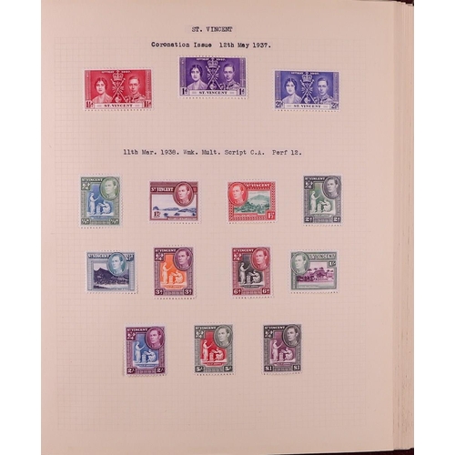 85 - GREAT BRITAIN & BRITISH EMPIRE 1937-1952 KGVI MINT COLLECTION in four albums, all different, include... 