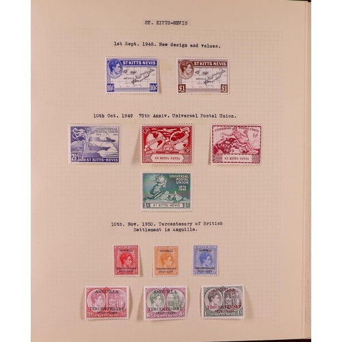 85 - GREAT BRITAIN & BRITISH EMPIRE 1937-1952 KGVI MINT COLLECTION in four albums, all different, include... 