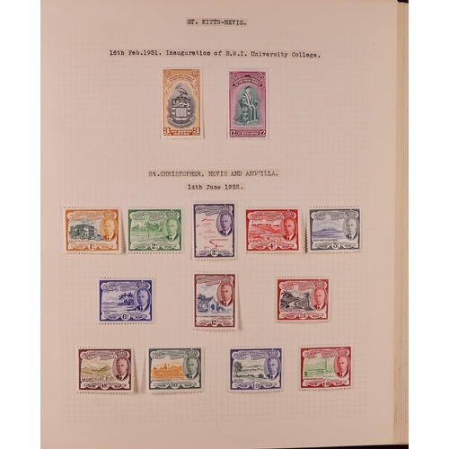 85 - GREAT BRITAIN & BRITISH EMPIRE 1937-1952 KGVI MINT COLLECTION in four albums, all different, include... 