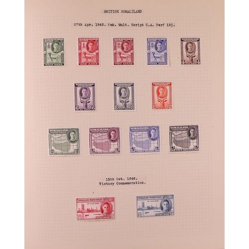 85 - GREAT BRITAIN & BRITISH EMPIRE 1937-1952 KGVI MINT COLLECTION in four albums, all different, include... 