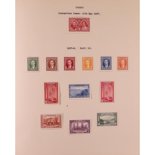 85 - GREAT BRITAIN & BRITISH EMPIRE 1937-1952 KGVI MINT COLLECTION in four albums, all different, include... 