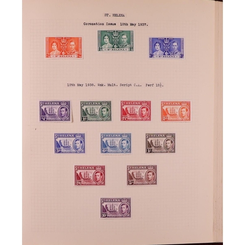 85 - GREAT BRITAIN & BRITISH EMPIRE 1937-1952 KGVI MINT COLLECTION in four albums, all different, include... 