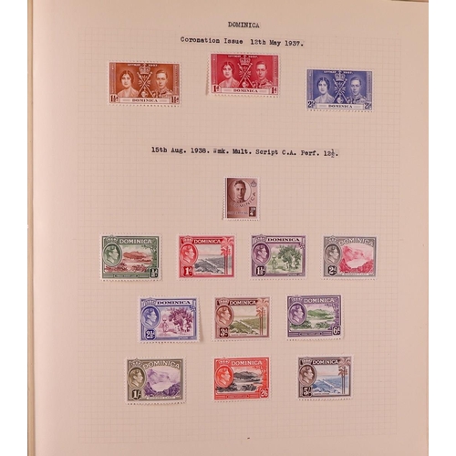 85 - GREAT BRITAIN & BRITISH EMPIRE 1937-1952 KGVI MINT COLLECTION in four albums, all different, include... 