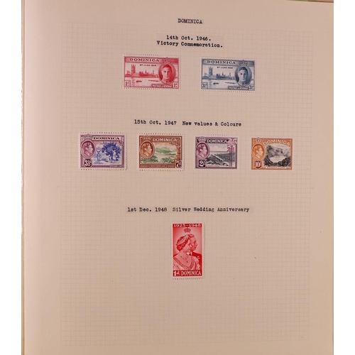 85 - GREAT BRITAIN & BRITISH EMPIRE 1937-1952 KGVI MINT COLLECTION in four albums, all different, include... 