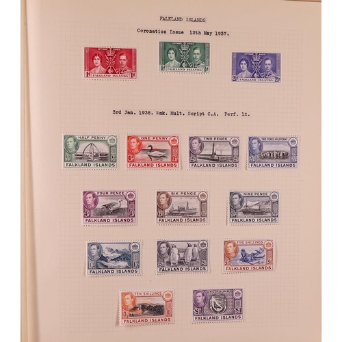 85 - GREAT BRITAIN & BRITISH EMPIRE 1937-1952 KGVI MINT COLLECTION in four albums, all different, include... 